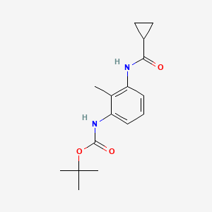 tert-butyl {3-[(cyclopropylcarbonyl)amino]-2-methylphenyl}carbamate