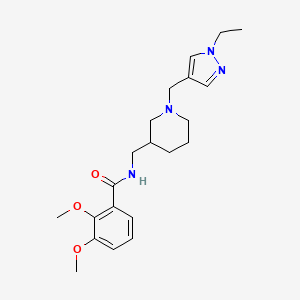 N-({1-[(1-ethyl-1H-pyrazol-4-yl)methyl]-3-piperidinyl}methyl)-2,3-dimethoxybenzamide