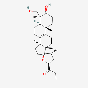 molecular formula C29H46O4 B602813 15-Deoxoeucosterol CAS No. 81241-53-4