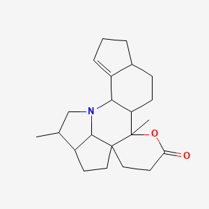 molecular formula C22H31NO2 B602814 Deoxyisocalyciphylline B CAS No. 619326-74-8