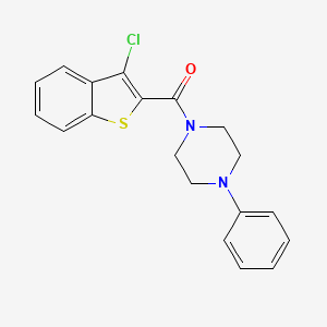 1-[(3-chloro-1-benzothien-2-yl)carbonyl]-4-phenylpiperazine