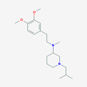 N-[2-(3,4-dimethoxyphenyl)ethyl]-1-isobutyl-N-methyl-3-piperidinamine