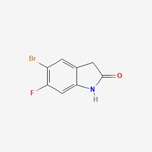 5-bromo-6-fluoro-2,3-dihydro-1H-indol-2-one