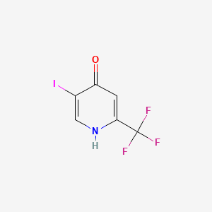 molecular formula C6H3F3INO B602841 4-Hydroxy-5-iodo-2-(trifluoromethyl)pyridine CAS No. 1027818-89-8