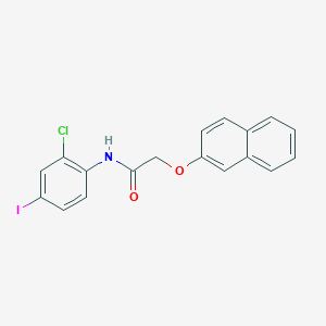 N-(2-chloro-4-iodophenyl)-2-(2-naphthyloxy)acetamide