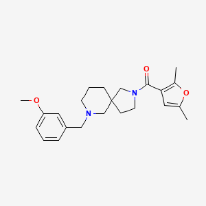 2-(2,5-dimethyl-3-furoyl)-7-(3-methoxybenzyl)-2,7-diazaspiro[4.5]decane