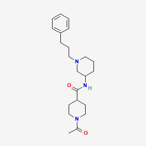 1-acetyl-N-[1-(3-phenylpropyl)-3-piperidinyl]-4-piperidinecarboxamide