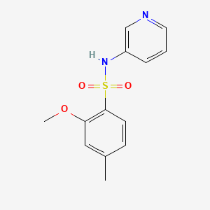 molecular formula C13H14N2O3S B602858 2-methoxy-4-methyl-N-(3-pyridinyl)benzenesulfonamide CAS No. 1206137-73-6