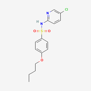 4-butoxy-N-(5-chloro-2-pyridinyl)benzenesulfonamide