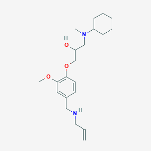 1-{4-[(allylamino)methyl]-2-methoxyphenoxy}-3-[cyclohexyl(methyl)amino]-2-propanol