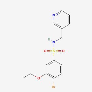 molecular formula C14H15BrN2O3S B602874 4-bromo-3-ethoxy-N-(3-pyridinylmethyl)benzenesulfonamide CAS No. 1206126-34-2