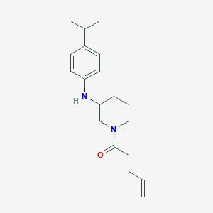 molecular formula C19H28N2O B6028746 N-(4-isopropylphenyl)-1-(4-pentenoyl)-3-piperidinamine 