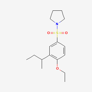 1-[(3-Sec-butyl-4-ethoxyphenyl)sulfonyl]pyrrolidine