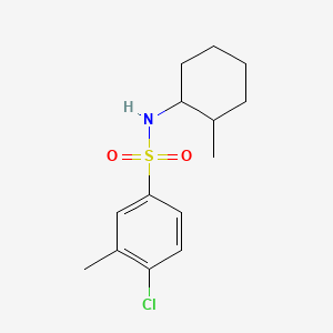 4-chloro-3-methyl-N-(2-methylcyclohexyl)benzenesulfonamide