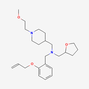 1-[2-(allyloxy)phenyl]-N-{[1-(2-methoxyethyl)-4-piperidinyl]methyl}-N-(tetrahydro-2-furanylmethyl)methanamine