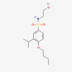 molecular formula C15H25NO4S B602881 4-butoxy-N-(2-hydroxyethyl)-3-isopropylbenzenesulfonamide CAS No. 1206119-49-4