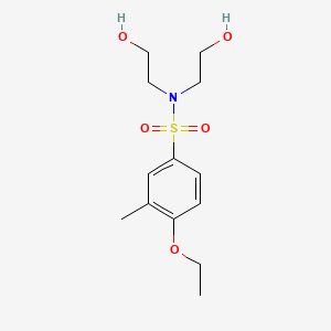 4-ethoxy-N,N-bis(2-hydroxyethyl)-3-methylbenzenesulfonamide