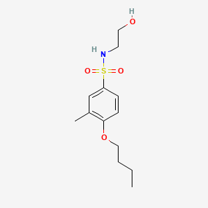molecular formula C13H21NO4S B602884 4-butoxy-N-(2-hydroxyethyl)-3-methylbenzenesulfonamide CAS No. 1206115-91-4