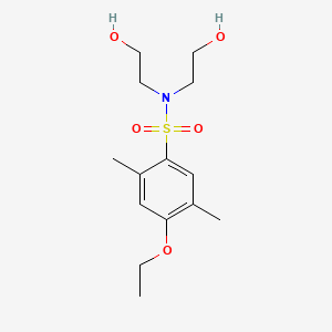 molecular formula C14H23NO5S B602885 4-ethoxy-N,N-bis(2-hydroxyethyl)-2,5-dimethylbenzenesulfonamide CAS No. 1206136-59-5