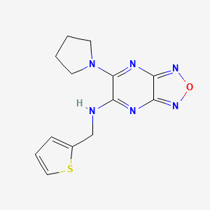 6-(1-pyrrolidinyl)-N-(2-thienylmethyl)[1,2,5]oxadiazolo[3,4-b]pyrazin-5-amine