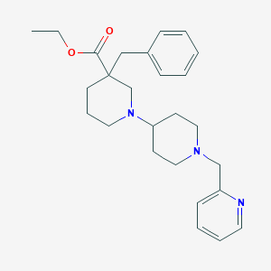 ethyl 3-benzyl-1'-(2-pyridinylmethyl)-1,4'-bipiperidine-3-carboxylate