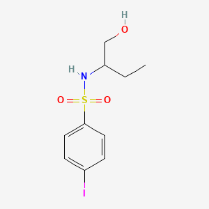 molecular formula C10H14INO3S B602899 N-[1-(hydroxymethyl)propyl]-4-iodobenzenesulfonamide CAS No. 1155620-95-3