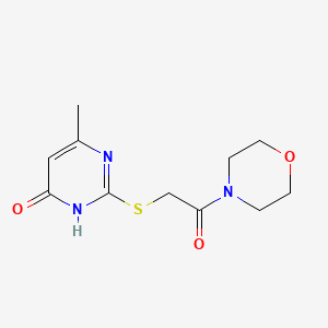 6-methyl-2-{[2-(4-morpholinyl)-2-oxoethyl]thio}-4-pyrimidinol