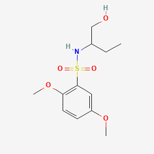 N-[1-(hydroxymethyl)propyl]-2,5-dimethoxybenzenesulfonamide