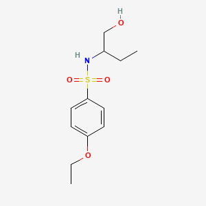 molecular formula C12H19NO4S B602905 4-ethoxy-N-[1-(hydroxymethyl)propyl]benzenesulfonamide CAS No. 1154688-81-9