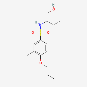 N-[1-(hydroxymethyl)propyl]-3-methyl-4-propoxybenzenesulfonamide