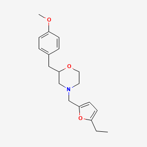 4-[(5-ethyl-2-furyl)methyl]-2-(4-methoxybenzyl)morpholine