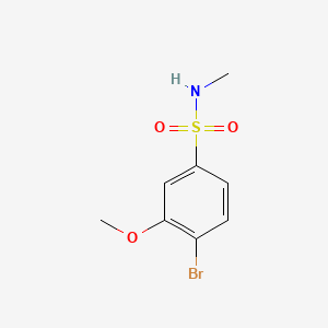 molecular formula C8H10BrNO3S B602918 4-bromo-3-methoxy-N-methylbenzenesulfonamide CAS No. 1206119-09-6