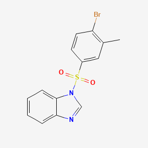 1-[(4-bromo-3-methylphenyl)sulfonyl]-1H-benzimidazole