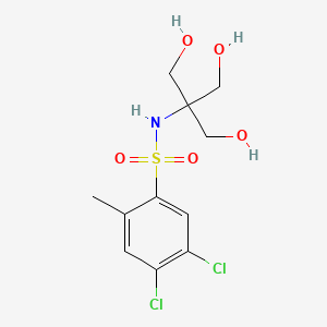 4,5-dichloro-N-[2-hydroxy-1,1-bis(hydroxymethyl)ethyl]-2-methylbenzenesulfonamide