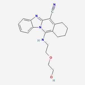 11-{[2-(2-hydroxyethoxy)ethyl]amino}-7,8,9,10-tetrahydrobenzimidazo[1,2-b]isoquinoline-6-carbonitrile