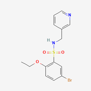 5-bromo-2-ethoxy-N-(3-pyridinylmethyl)benzenesulfonamide