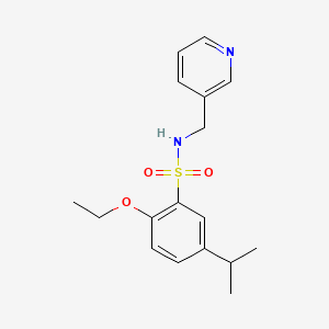 molecular formula C17H22N2O3S B602935 2-ethoxy-5-isopropyl-N-(3-pyridinylmethyl)benzenesulfonamide CAS No. 1206106-23-1