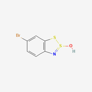 molecular formula C6H4BrNOS2 B6029368 6-bromo-1,2lambda~4~,3-benzodithiazol-2-ol 