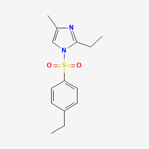molecular formula C14H18N2O2S B602938 2-ethyl-1-[(4-ethylphenyl)sulfonyl]-4-methyl-1H-imidazole CAS No. 1113126-42-3
