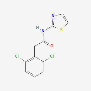 molecular formula C11H8Cl2N2OS B6029411 2-(2,6-dichlorophenyl)-N-1,3-thiazol-2-ylacetamide 