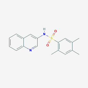 2,4,5-trimethyl-N-(3-quinolinyl)benzenesulfonamide