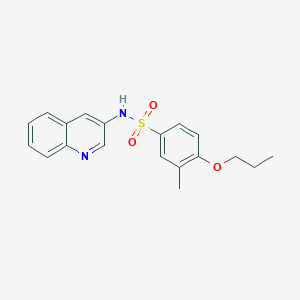 3-methyl-4-propoxy-N-(3-quinolinyl)benzenesulfonamide
