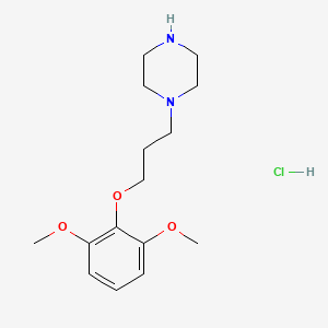 1-[3-(2,6-dimethoxyphenoxy)propyl]piperazine hydrochloride