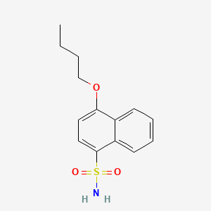molecular formula C14H17NO3S B602951 4-Butoxynaphthalene-1-sulfonamide CAS No. 1096960-64-3