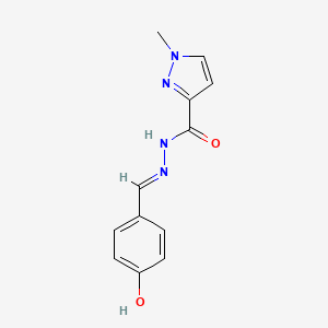 N'-[(E)-(4-Hydroxyphenyl)methylidene]-1-methyl-1H-pyrazole-3-carbohydrazide