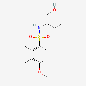 N-[1-(hydroxymethyl)propyl]-4-methoxy-2,3-dimethylbenzenesulfonamide