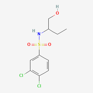 3,4-dichloro-N-[1-(hydroxymethyl)propyl]benzenesulfonamide