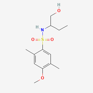 N-[1-(hydroxymethyl)propyl]-4-methoxy-2,5-dimethylbenzenesulfonamide