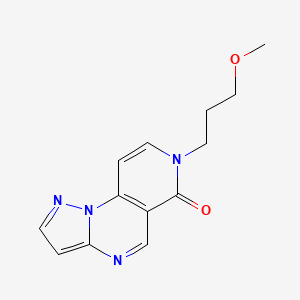 molecular formula C13H14N4O2 B6029606 7-(3-methoxypropyl)pyrazolo[1,5-a]pyrido[3,4-e]pyrimidin-6(7H)-one 