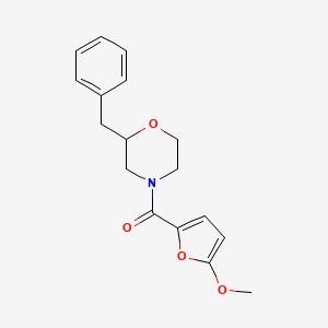 2-benzyl-4-(5-methoxy-2-furoyl)morpholine